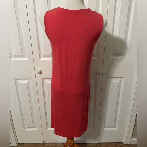 Eileen Fisher Women’s Coral Jersey Tank Dress size XS - Picture 4 of 10